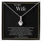 To My Wife - Alluring Beauty Necklace