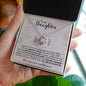 To My Daughter - Love Knot Necklace
