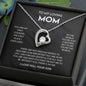 To My Loving Mom - Forever Love Necklace