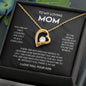 To My Loving Mom - Forever Love Necklace